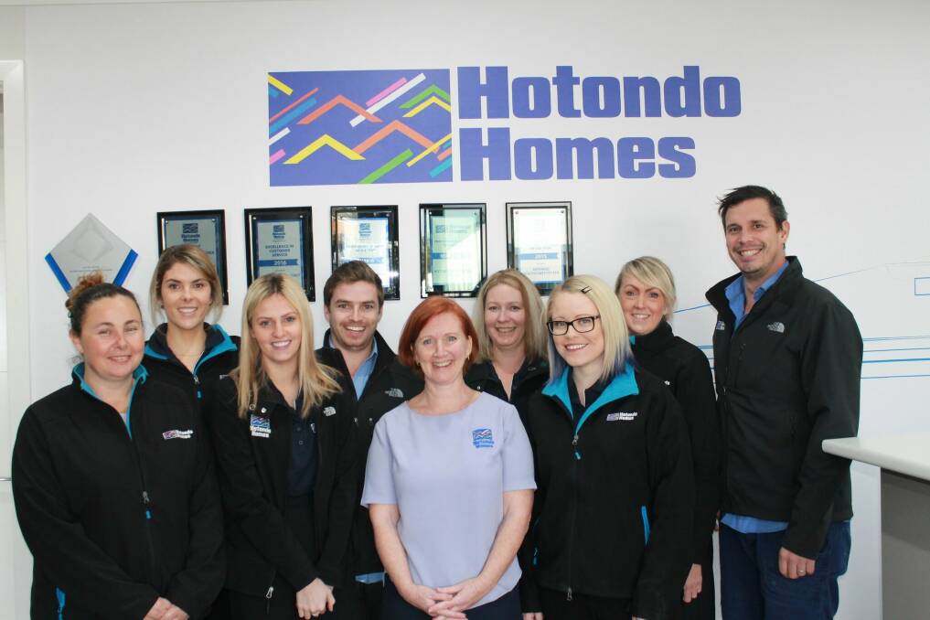 PROFESSIONALS: The friendly faces at construction specialists Hotondo Homes Southcoast are ready to help clients achieve their dream home.