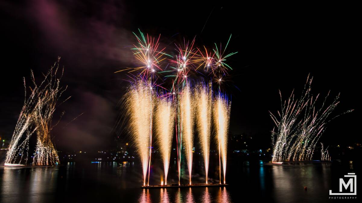 BIG BANG: The fireworks spectacular at 9pm is a highlight of the annual festival. Photo: Matt Jeffrey