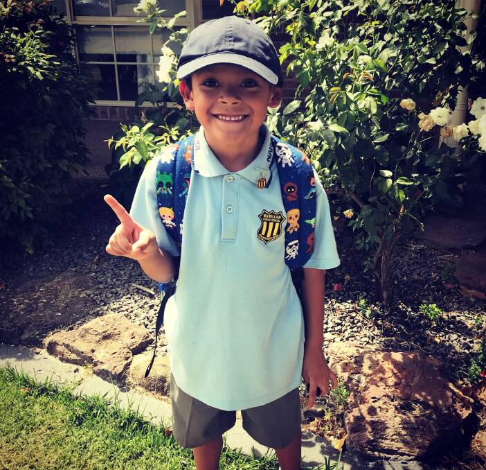 Beautiful boy: Marcus Cruz "loved school" and "enjoyed playing with his friends" at Narellan Public School. He died in October.