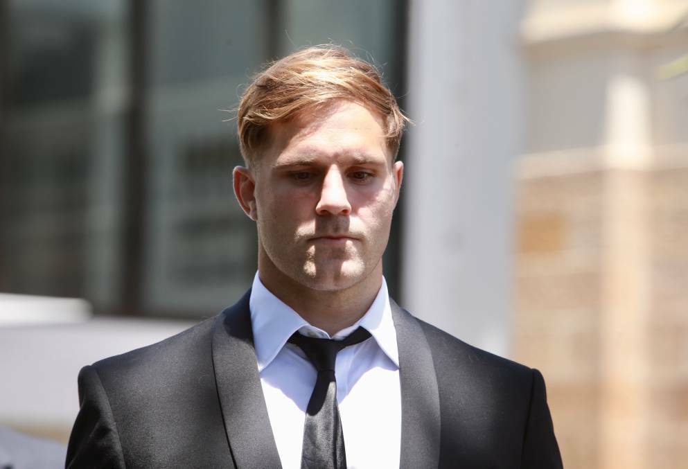 Jack de Belin at Wollongong courthouse on Monday. Picture: Sylvia Liber