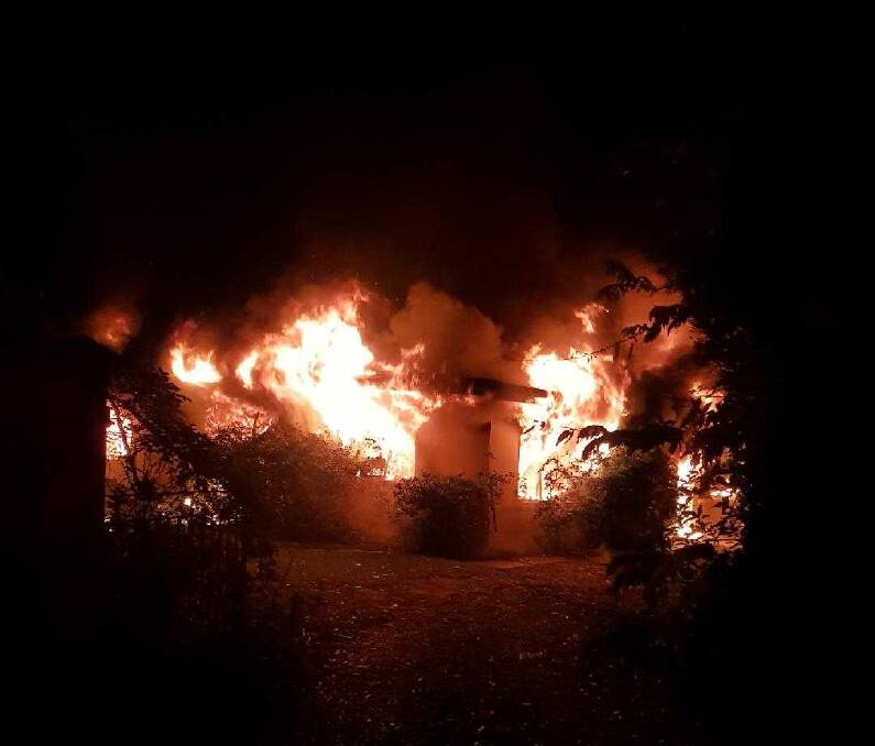 The Tura Beach home was destroyed in the blaze.