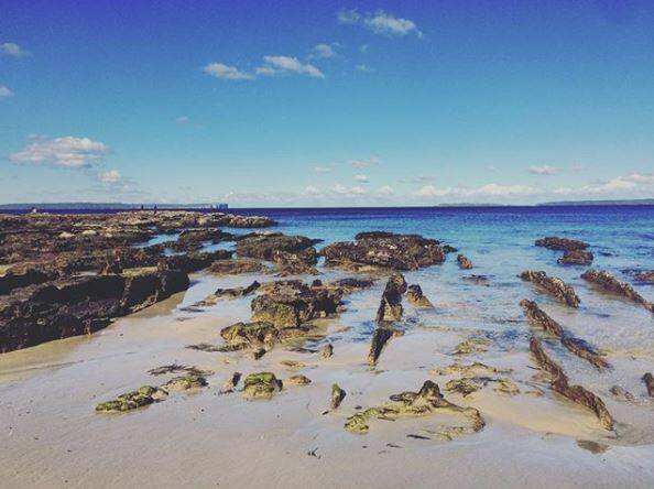 A ‘local wonder’, Plantation Point Jervis Bay, from one of the competition entrants, Bianca. 
