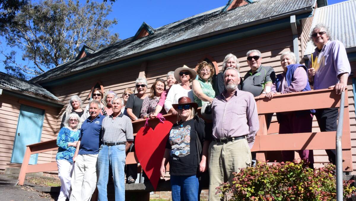 Members of the Save Husky Church group at the Huskisson Holy Trinity Church. 