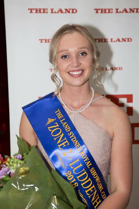 Samantha Spark was a recipient of the Royal Agricultural Society of NSW Foundation 2018 Rural Scholarship. Photo: Luddenham Show Society.