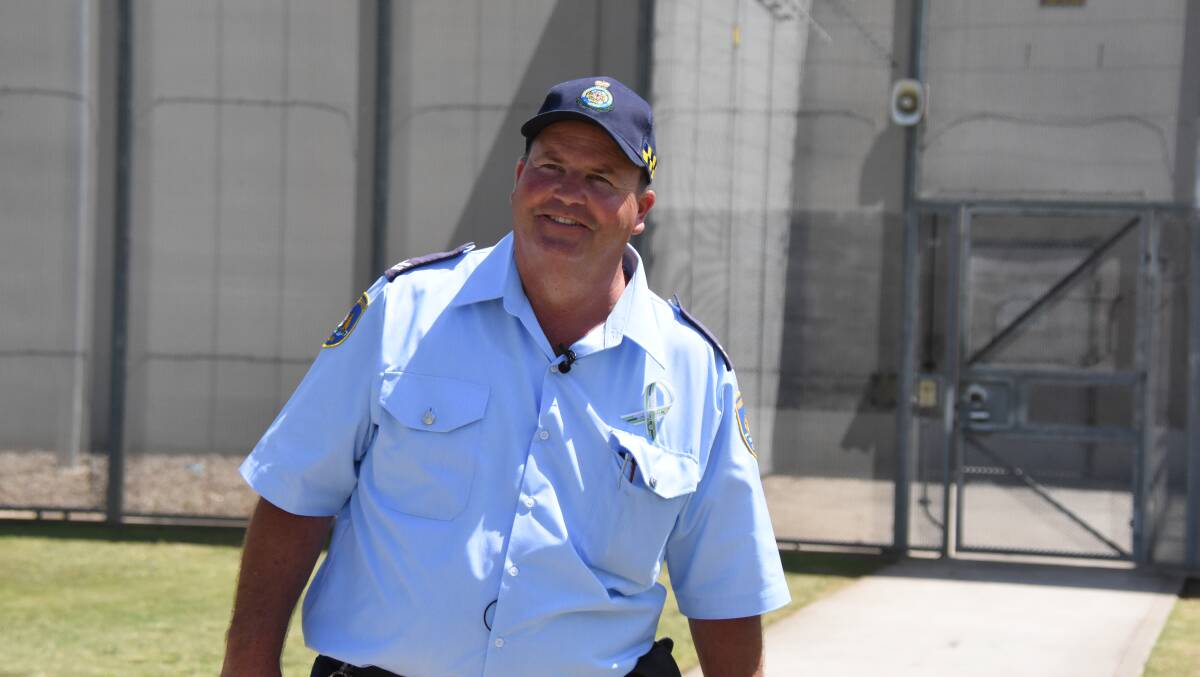 Overseer of the hygiene industry in South Coast’s maximum-security wing Steve Adams says there is a real sense of camaraderie between prison officers. 