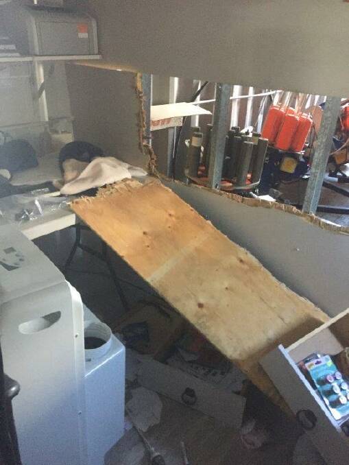 Thieves have caused major damage to the Shoalhaven Clay Target Club cmoplex at Tomerong. Photo: supplied. 