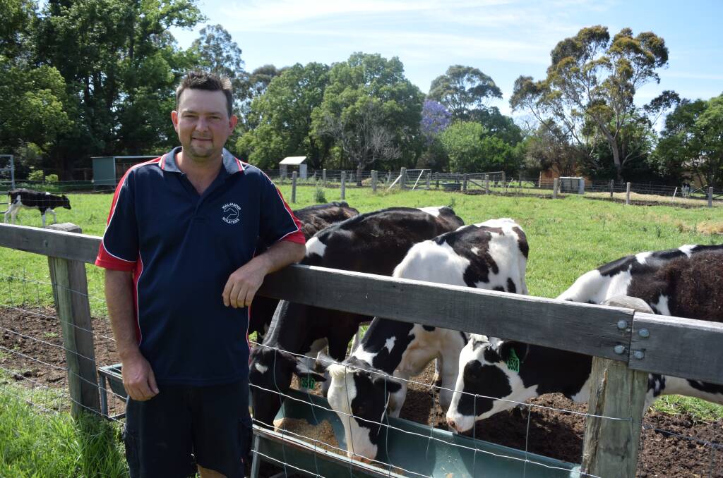 DROUGHT RELIEF: Jaspers Brush farmer Justin Walsh received $7000 from Woolworths drought levy on dollar-a-litre milk. 