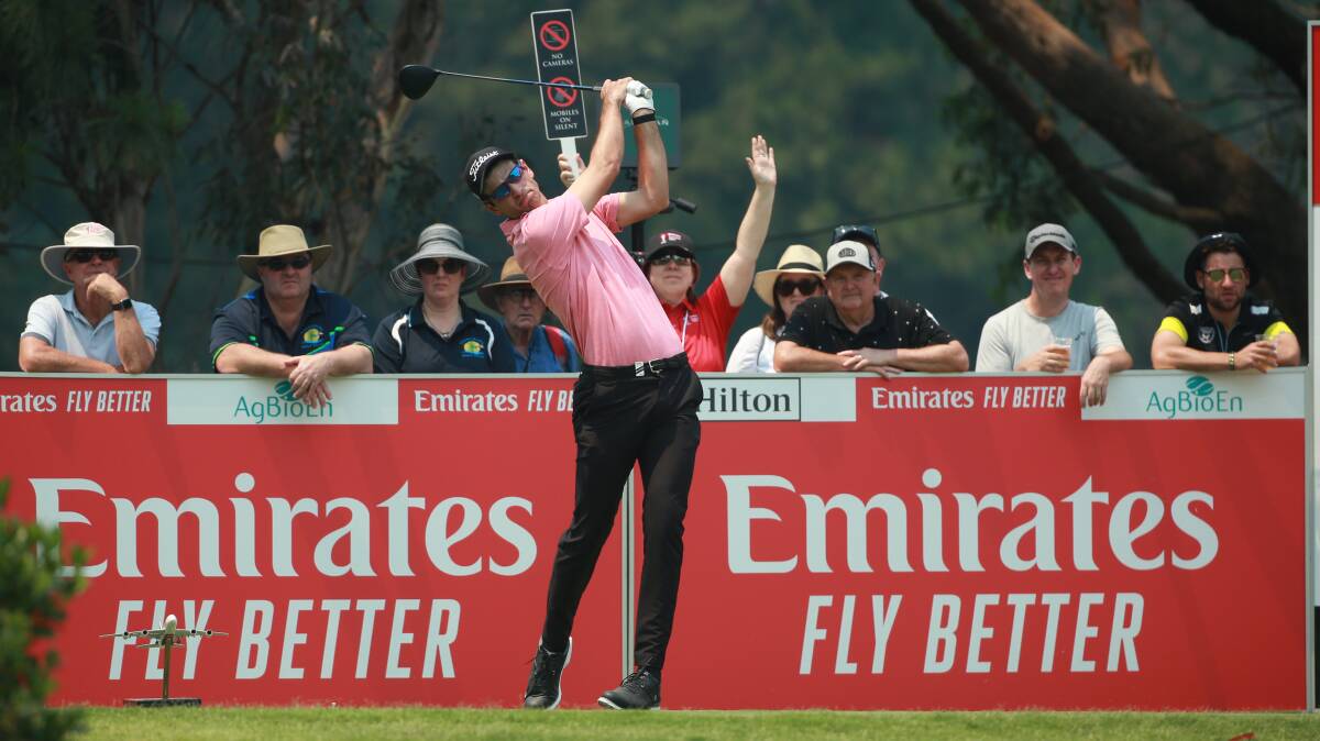 Jordan Zunic at the Australian Open. Photo: David Tease/Golf NSW.