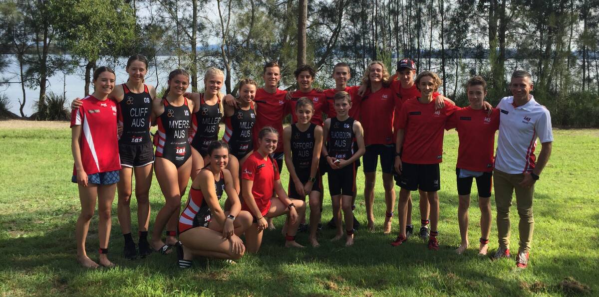 The Illawarra Academy of Sport's triathlon squad has enjoyed a year of growth and development. Photo: Illawarra Academy of Sport.