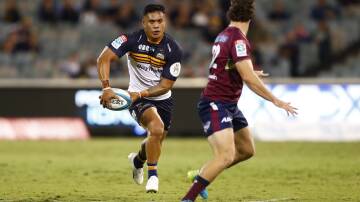 Brumbies centre Len Ikitau will line up in a new-look Wallabies backline on Sunday morning. Picture: Keegan Carroll