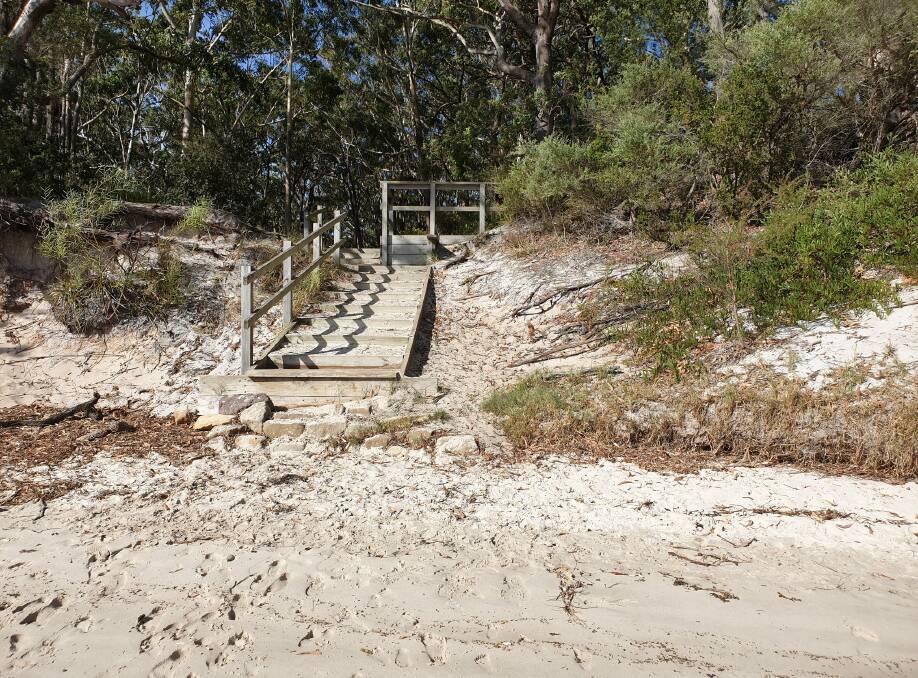 NO DISABILITY ACCESS YET: The ferry landing at Myola. Picture: Trevor Smith