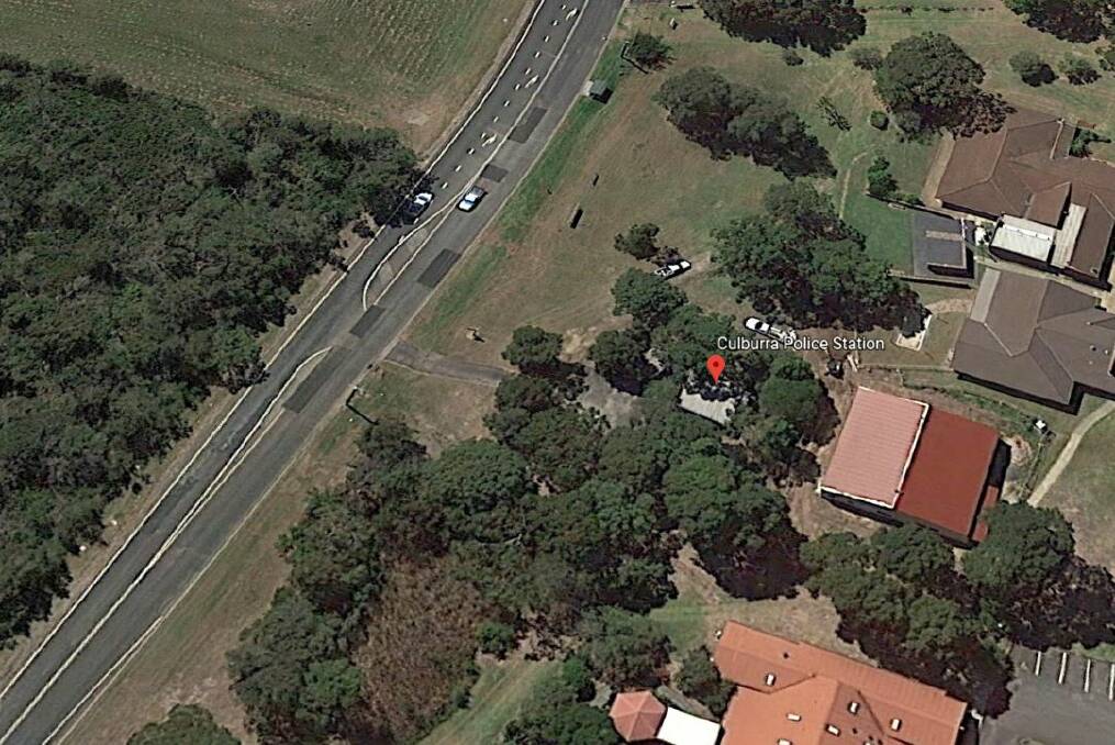 As you come into Culburra Beach, Culburra Police Station is on the right hand side of Culburra Road, set back and nestled among trees. Picture: Google Earth