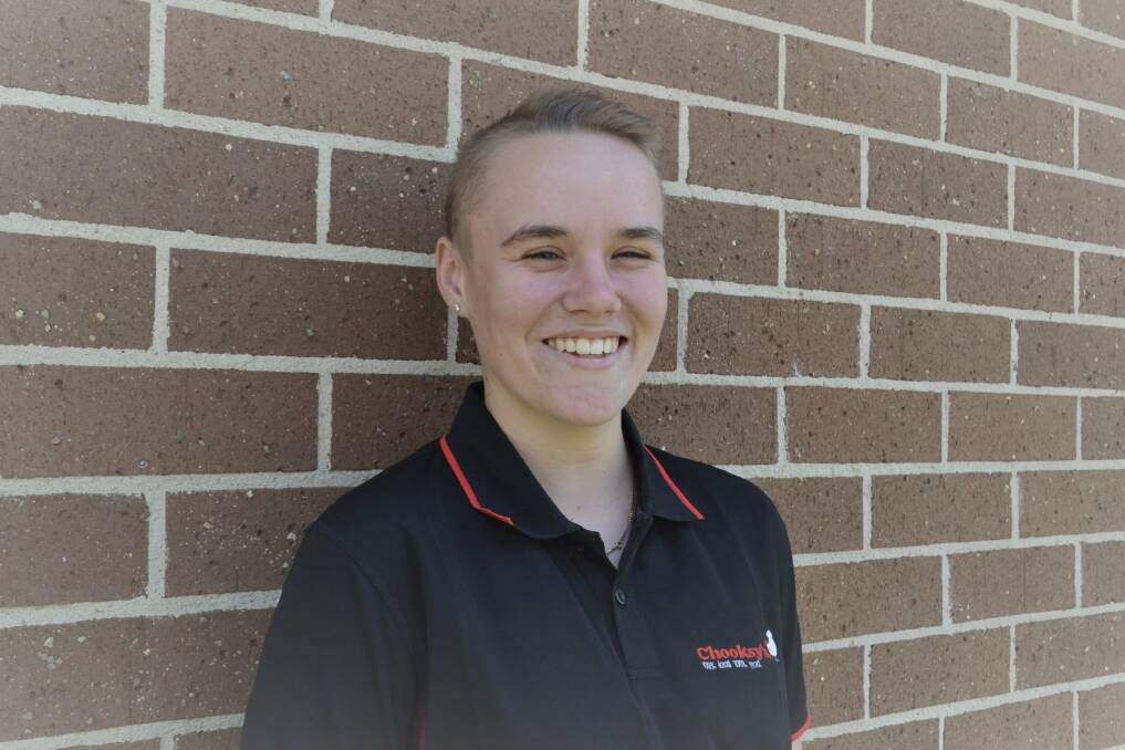 Taylor Rodwell, 18, who works at Chooksy's in Bomaderry is excited to hear employment prospects have improved for young people in the Shoalhaven. Picture: Rebecca Fist 