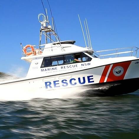 Jervis Bay 40, involved in the rescue on Wednesday.