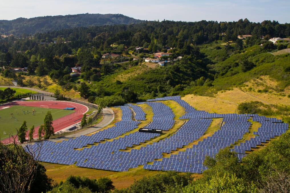 A solar farm. Picture: Michael Mees