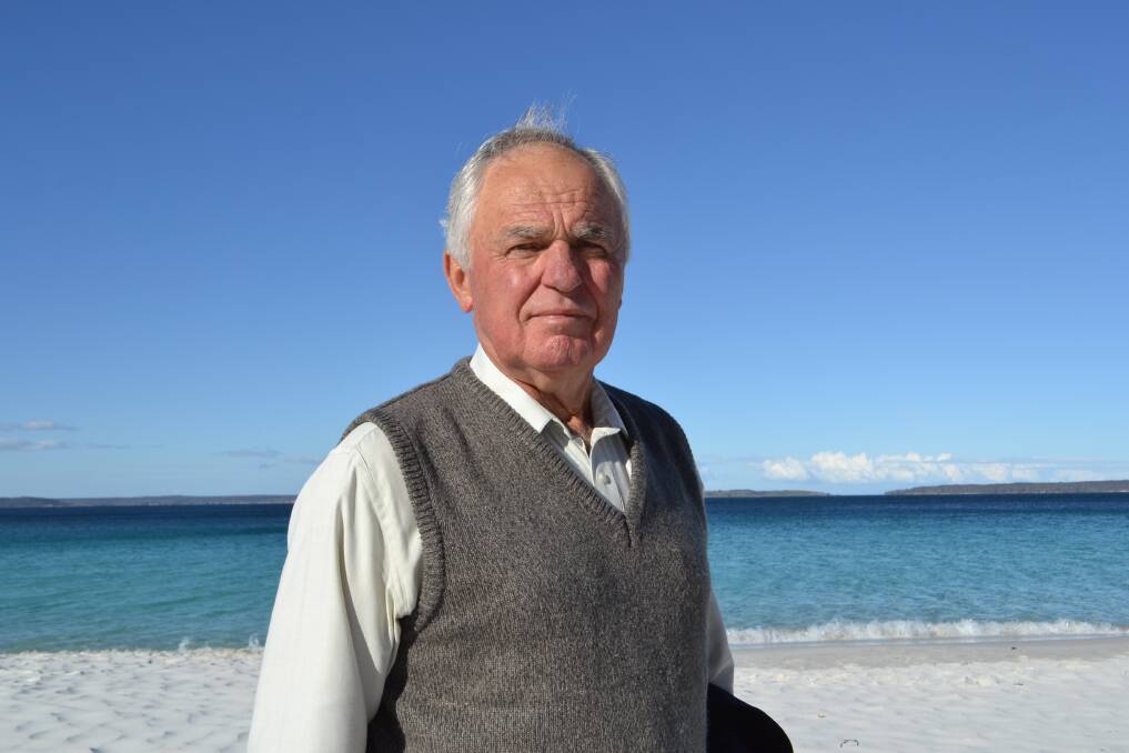 Shoalhaven Councillor Bob Proudfoot at Hyams Beach. Picture: Rebecca Fist