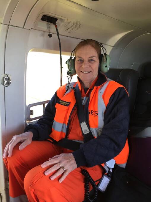 JUMP ON BOARD: Sandra Zigra has been volunteering for Shoalhaven SES for seven years and encourages residents to join and pick up valuable skills. The SES takes her across the state; here she helps at the Lake Cargelligo floods.