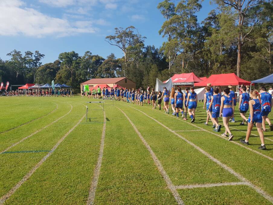 The existing grass track. Picture: Shoalhaven Little Athletics