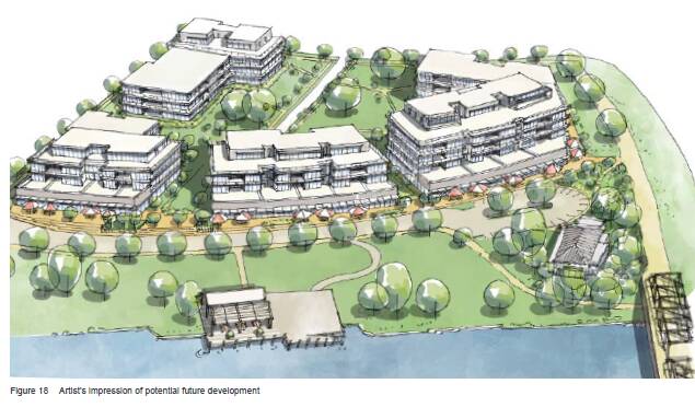 Artist's impression of the potential future development. Picture: Supplied by Shoalhaven City Council