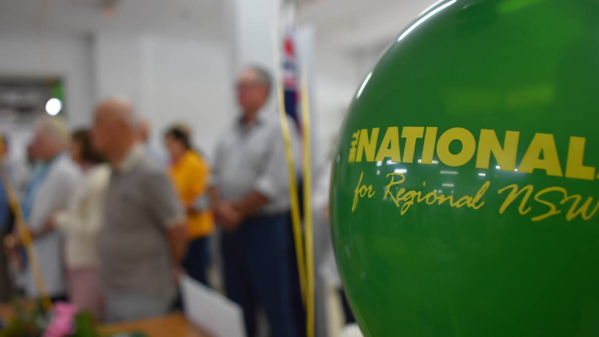 Liberal faction flanks Nationals at office opening in Nowra