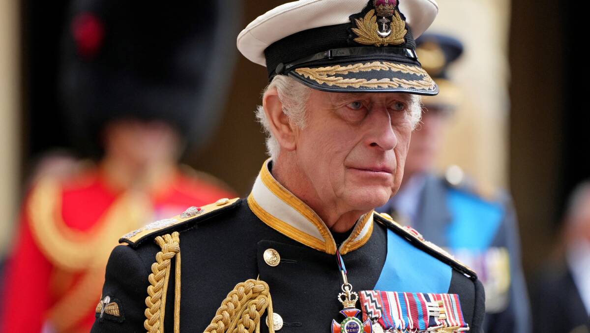 King Charles III. Picture by Jon Super/Pool via REUTERS