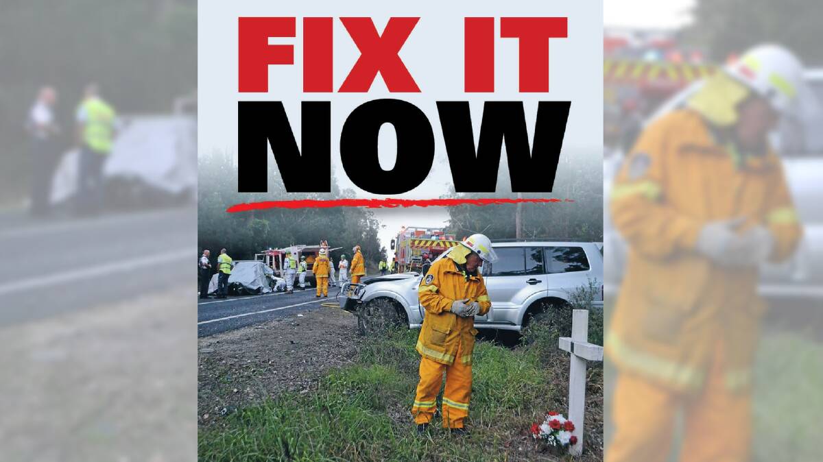 The Fix It Now campaign was launched by Fairfax Media in March and calls on all levels of government to commit to a funding model for major upgrades to the Princes Highway. 