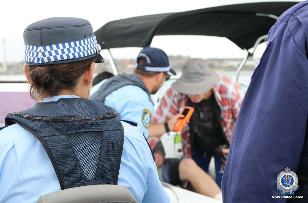 WATER PATROL: South Coast waterways were part of a marine police blitz last weekend as part of the state-wide Operation Armada. Image: NSW Police