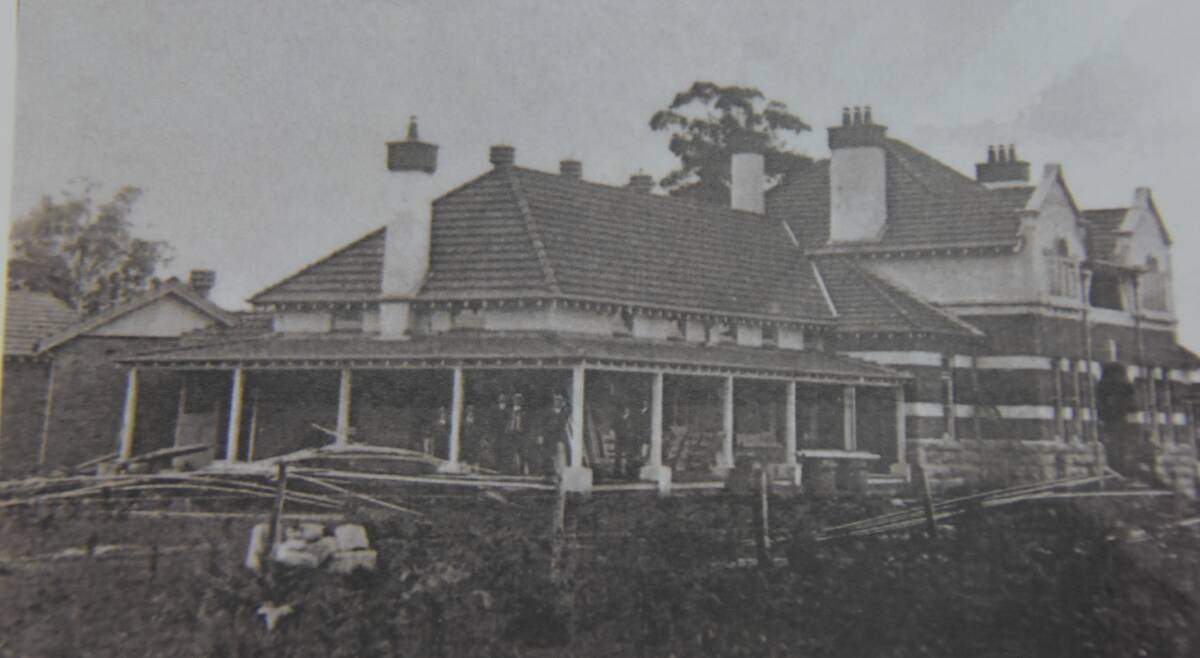 The hospital nearing completion. Photo: Berry Museum.
