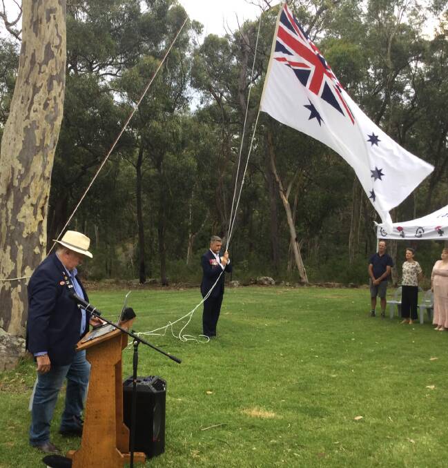 LEST WE FORGET: The Keith Payne VC Veterans Benefit Group held a special commemorative service to mark the 58th anniversary of the HMAS Voyager disaster off Jervis Bay.