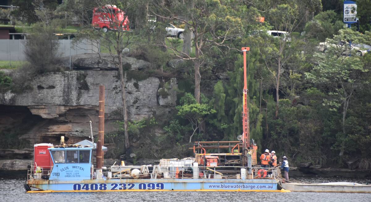 START TO WORK: Geotechnical investigations on land and investigations on the Shoalhaven River have marked the start to preliminary work on the new Nowra bridge project. 