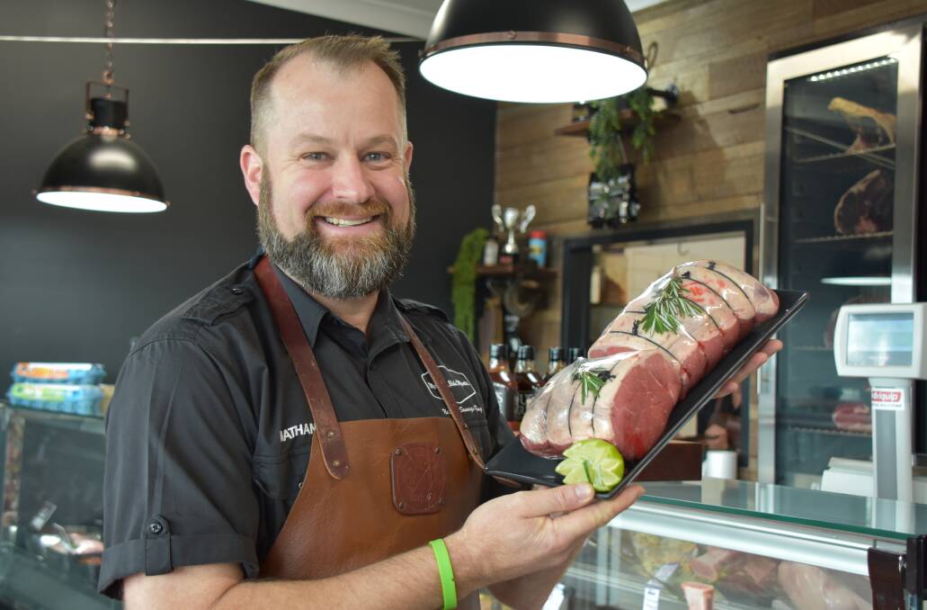 A CUT ABOVE: Shoalhaven's Nathan Alcock will represent NSW this weekend at the State Butchers' Challenge.
