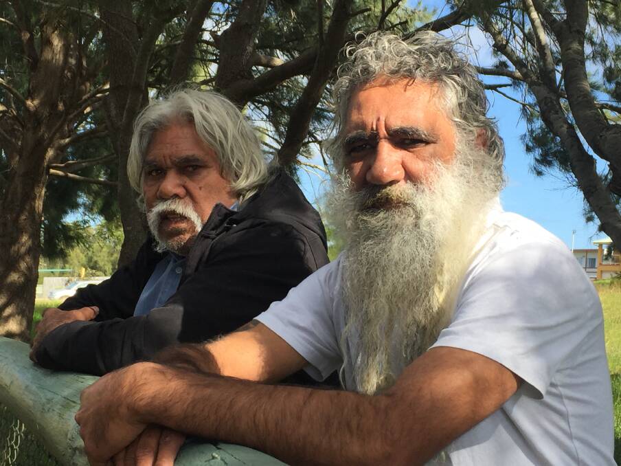 CALLS FOR ACTION: Chairman of the Jerrinja Traditional Owners Corporate (JTOC) Graham Connolly Snr (left) and Jerrinja Community spokesperson Graham Connolly Jnr say the community has "lost faith" in the Jerrinja Local Aboriginal Land Council and has called for it to be stood down.