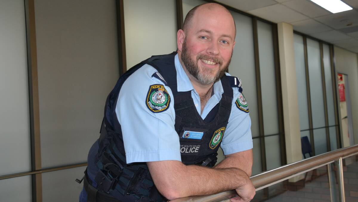 NSW Police Shoalhaven crime prevention officer Senior Constable Ross Parsons.