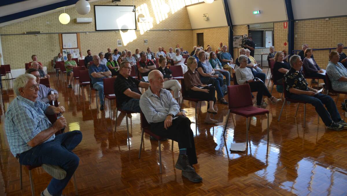 SOLID ROLL-UP: More than 50 people attended the Shoalhaven Hospital Action Group (SHAG) public meeting to highlight the need to relocate the hospital to a new greenfield site rather than redevelop the existing site.