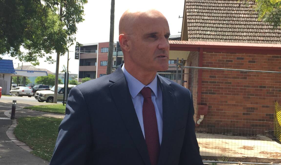BUSTS: South Coast Police Crime Manager, Detective Inspector Scott Nelson addresses media about Friday mornings drug raids.
