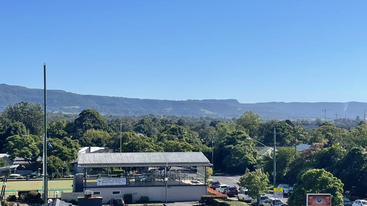 WHAT A VIEW: The stunning view from the complex to the north looking at Cambewarra Mountain and the Shoalhaven River.