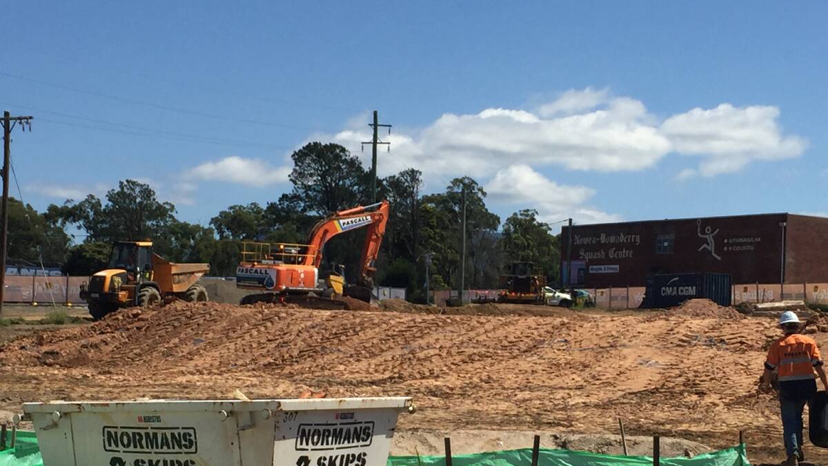 NEW USE: The former Shoalhaven Skateway and SALT Ministeries Church building has been demolished to make way for Bomaderry's new ALDI supermarket.
