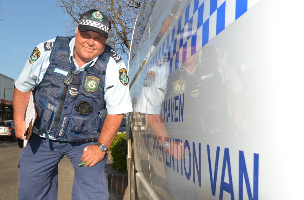 NSW Police Shoalhaven crime prevention officer Senior Constable Anthony Jory.
