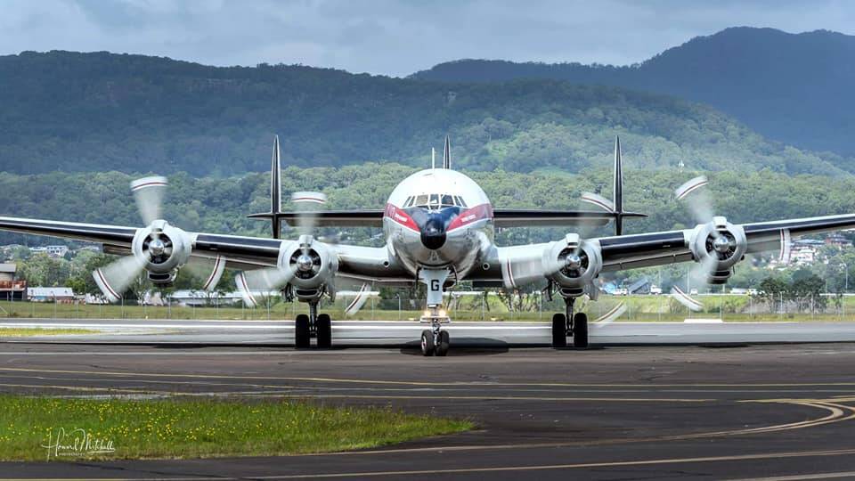 LEGENDARY: The historic "Connie", the Lockheed Super Constellation, is planned to conduct an engine run during May Tarmac Days at HARS Aviation Museum this weekend. Photo: Howard Mitchell