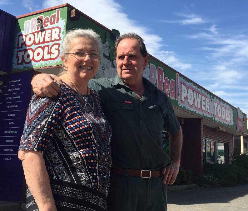 END OF AN ERA: Ruth and Ron McKinnon have closed their South Nowra business RRReal Power Tools after 46 years.
