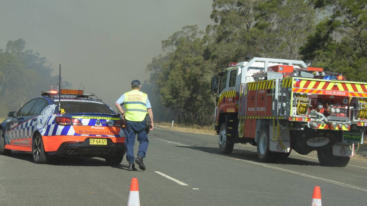 Braidwood Road to remain closed due to bushfire