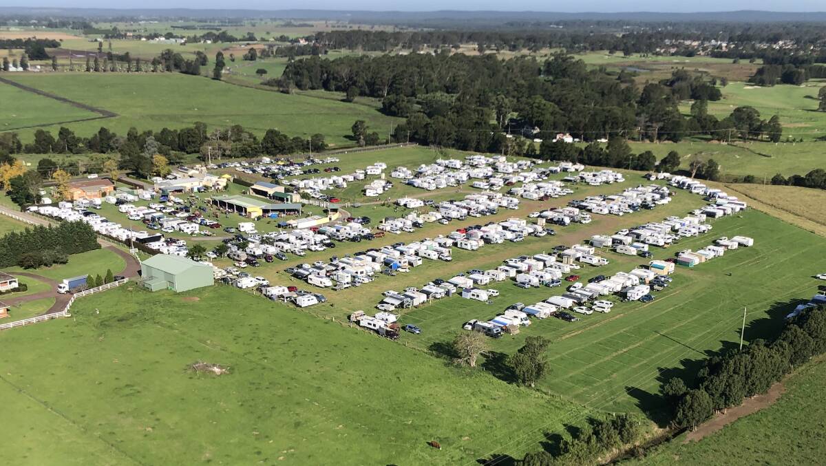 SPECTACULAR: Another view of "Owie's World", this year’s Terara Country Music Campout. Photo: Max Cochrane
