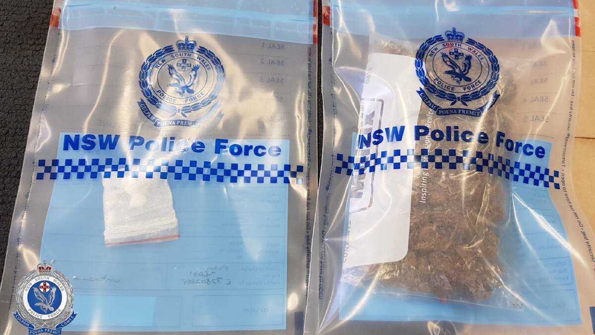 During the search, officers located methylamphetamine, mobile phones, cash, computer devices, and drug paraphernalia. Photo: NSW Police Media