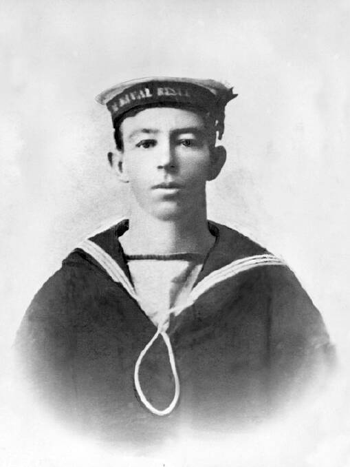 Able Seaman Bill Williams, who died after being shot during an Australian raid on a German radio post on Rabaul on September 11, 1914. Williams was the first Australian to die in World War I.