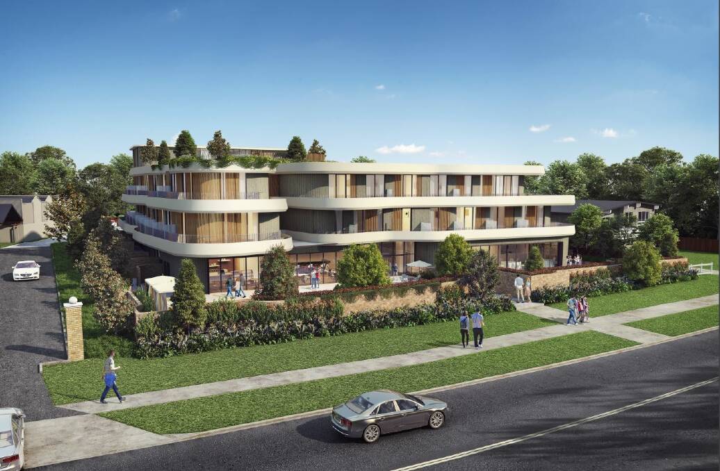 NEW LOOK: An artist's impression of the new $6.8 million, 46-room hotel complex which has been approved for Vincentia.