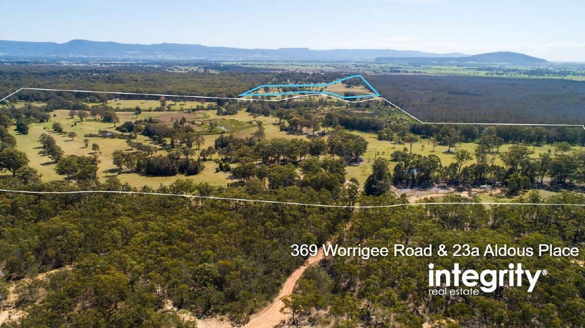 NEW OFFERING: Two substantial parcels of land totaling 95.61 hectares have been offered for sale in Worrigee, with a 134 low density semi rural lots already approved. Image: Supplied