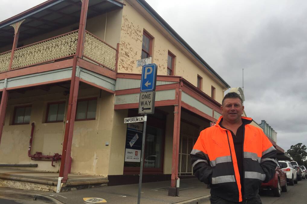 Maurice Bertapelle of Iconic Property Holdings, said the former Spotlight building in the Nowra CBD has "great bones" and is set to be transformed into high-end office space.