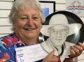 WINNER: Cambewarra porcelain artist Faye Suffolk took out the 2022 Nowra Show Shoalhaven Art Prize with her unglazed porcelain plate depicting Terry "Buster" Bennett.