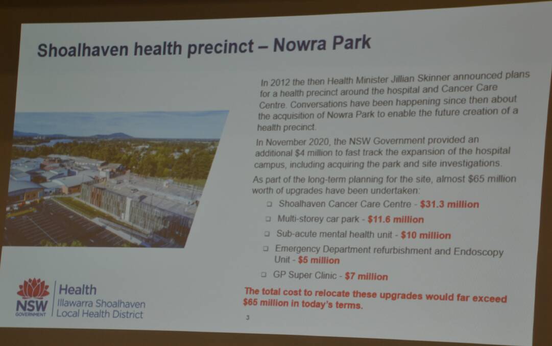 What's already on site at the Shoalhaven Health Precinct.