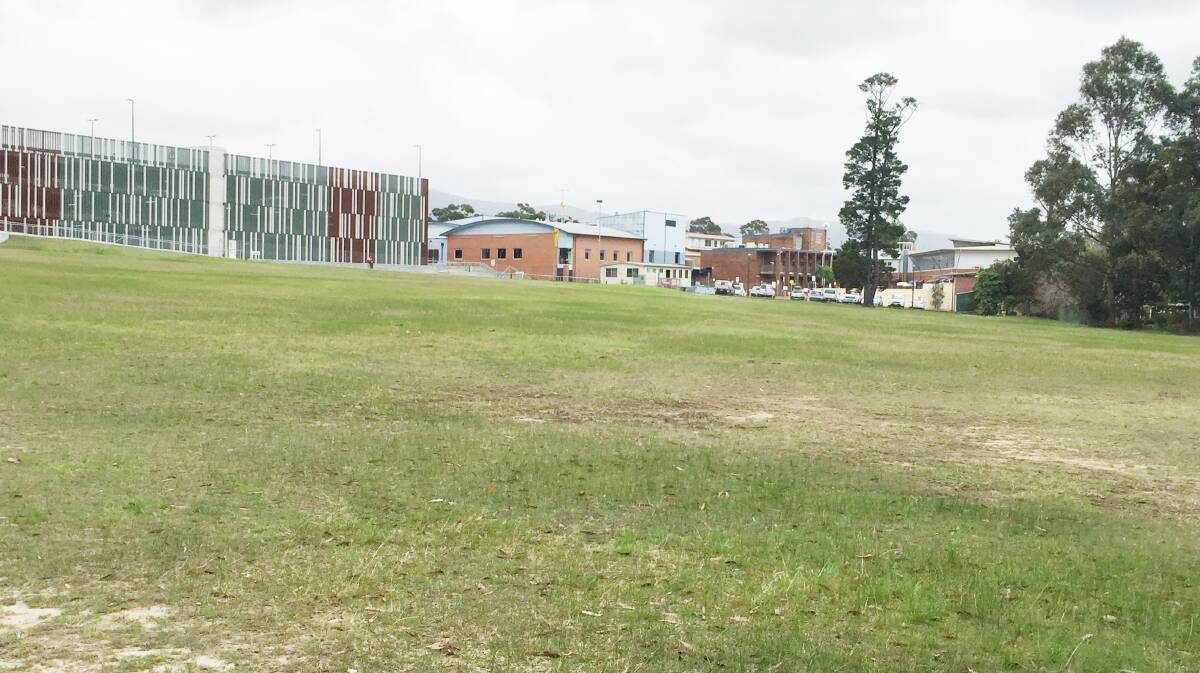 UNDER THREAT: The grassed area of Nowra Park, or as most locals know it the Rec Ground, will go to make way for the $434 million Shoalhaven Hospital redevelopment.
